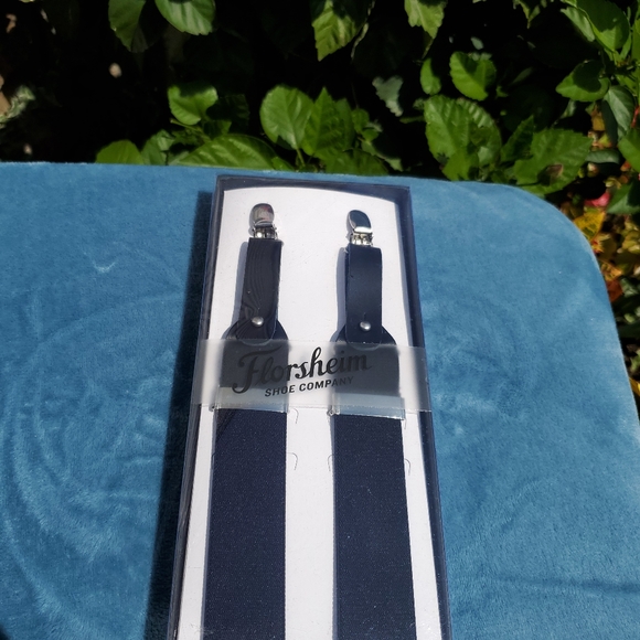 Florsheim Convertible Suspenders  Clip On black - Picture 1 of 3